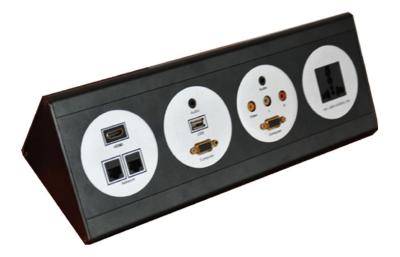 China Easy Assemble Multifunctional Hotel Socket , Power and Data Outlets for sale