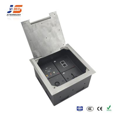 China Audio / Video Connectors Recessed Floor Box Socket for sale