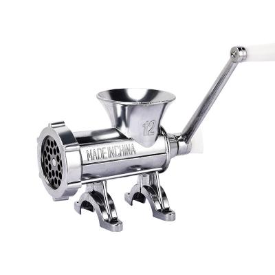 China Outdoor Best Quality Pepper Grinder 12 Cast Iron Meat Blender Handheld Meat Grinder for sale