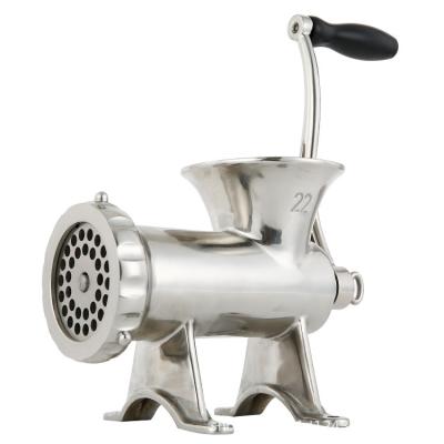 China Outdoor Manual Hand Stainless Steel Meat Grinders Choppers #5 #8 #10 #12 #22 #32 Sausage Stuffers Filters for sale