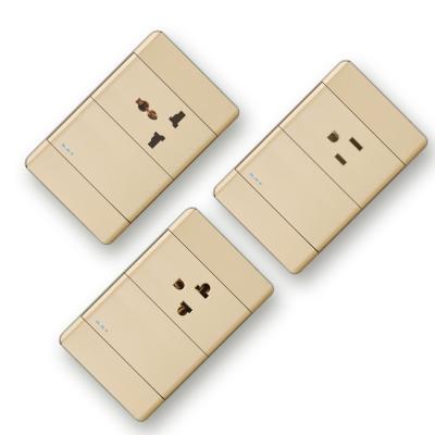 China WENZHOU 118 Panels and Switch Outlets America Type 1gang 1 way/2way Power American Wall Outlets and Switches Wall Light USA US-A6 for sale