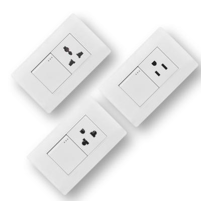 China SW2 type 118 series wall sockets from USA a Muro America type 1 strip eprese power Interruttori 1way/2way and SW2 switches for sale