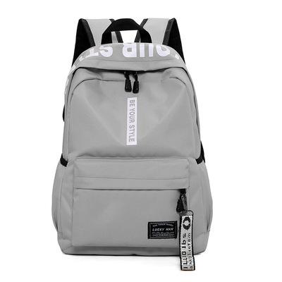 China For Study School Bag Cheap Super Light Hot Sale Contrast Color Custom Design Polyester School Backpack for sale