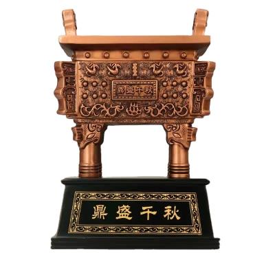 China China Resin Bronze Ding Dingsheng Qianqiu Family Decoration Bronze Resin DingDecoration Decorationtures for sale