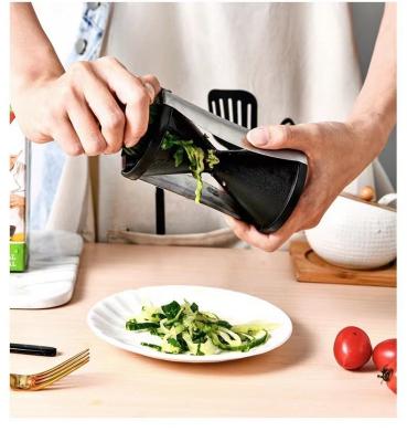 China Viable Vegetable Slicer,Handheld Funnel Spiralizer Fruit Spaghetti Zucchini Noodle Maker Vegetable Grater,Kitchen Instrument for sale