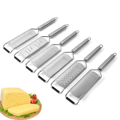 China Viable High Quality Multifunctional Cheese Grater Household Cheese Grater Flatter Stainless Steel Cheese Instrument for sale