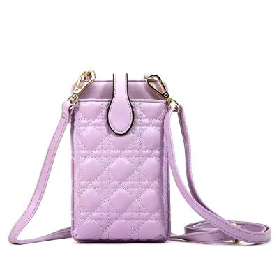 China Fashionable high quality new lady messenger bag, large capacity mobile phone bag, multifunctional woman wallet with zipper buckle for sale