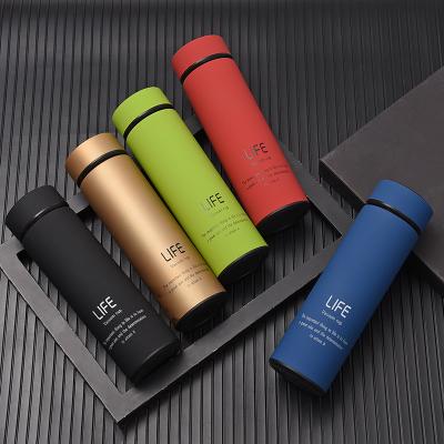 China 500ml Lifetime PORTABLE Stainless Steel Travel Coffee Mug Vacuum Flasks Termo Insulated Thermo Water Bottle With Custom Logo for sale