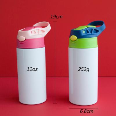 China Wholesale Viable 12 Ounce Thermo Water Cup Bottle Double Wall Tumbler Kids Totally Duty Free In Bulk Sublimation BPA Sippy for sale