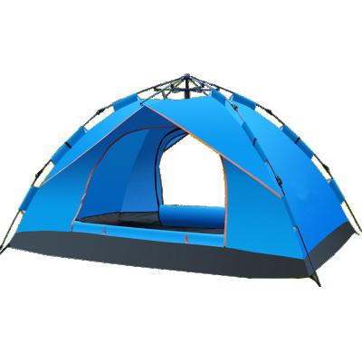 China Diagonal Bracing Type Spring Umbrella Tent Outdoor Automatic Quick Opening Camping Tent for sale