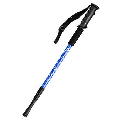 China YOURJOY Man Outdoor Trekking Luminous Pole Ultralight Telescopic Men's Portable Non-slip Mountaineering Walking Stick for sale