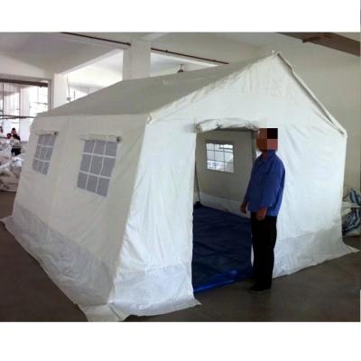 China White Outdoor Waterpoof 16m2 Disaster Relief , Emergency Rescue Tent is available for sale for sale