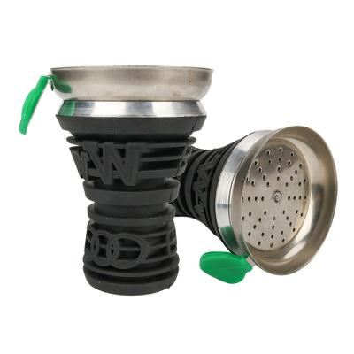 China 2020 Wholesale Eco-friendly New Metal Stainless Steel Silicone Hookah Shisha Charcoal Holder for sale