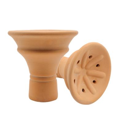 China Wholesale Cheap Clay Shisha Bowl Hookah Factory Shisha Ceramic Hookah Head for sale