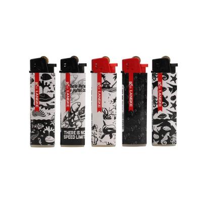 China New Traditional Design Plastic Windproof Rechargeable Lighter With Custom Logo Lighters for sale