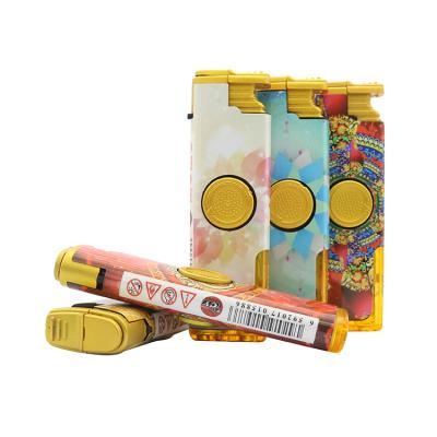 China Wiggle Spinner Finger Toys Wholesale Led Lighters Windproof Cheap Lighter Instant Lighter for sale