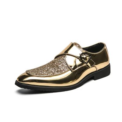 China Border Fashion Trend Plus Size Local Leather Tyrant Gold Shoes Plus Size Flat Heel Men's Casual Shoes for sale