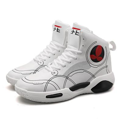 China Fashion trend factory wholesale 2020 high top men's basketball sports shoes outdoor sports sneakers men's shoes for sale