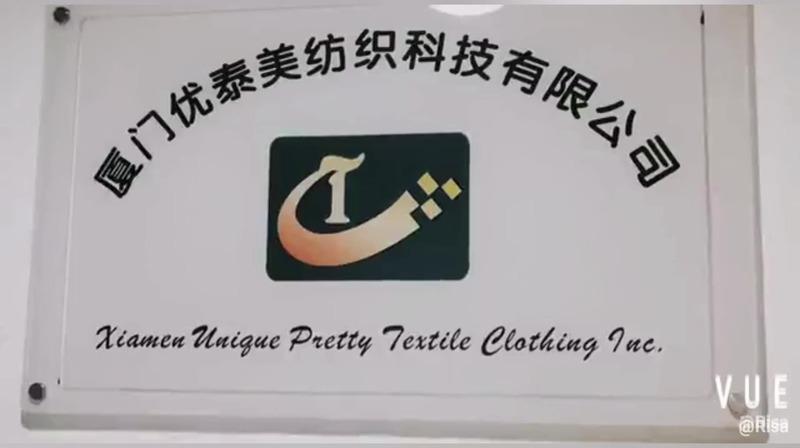 Verified China supplier - Xiamen Unique Pretty Textile Clothing Co.,Ltd.