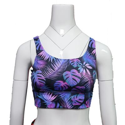 China Breathable Fitness Yoga Bra Push Up Super Breathable Women Workout Sports Bra Crossover Sexy Sporty Tops Design Backless for sale