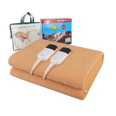 China Hotel Portable Faux Fur China Electric Heated Weight Blanket For Bed King Size Walmart Throws for sale