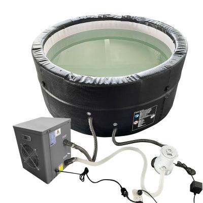 China R744 2.8kw Swimming Pool Jacuzzi Outdoor Mini Hot Tub Spa Heat Pump 75m3 With Wifi for sale