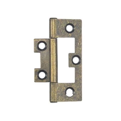 China Hot Selling Cabinet Door Flat Head 2.5 Inch Iron Window Door Butterfly Flow Denominator Hinges for sale