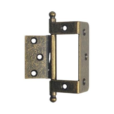 China Suitable Cabinet Door Quality Price Guaranteed Sideboard Door Folding Iron Round Head Hinge for sale