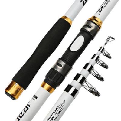 China Height 2.1M -3.6M Portable Carp Fishing Rod Driver FRP Carbon Fiber Telescopic Telescopic Pole Fishing Pole for sale