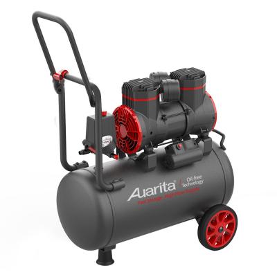 China High Quality Portable 600w 8bar Piston AC Oil Free Air Compressor Super Quiet Oil Free for sale