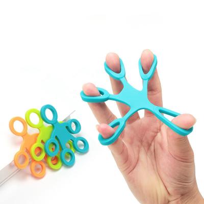 China Comprehensive Fitness Exercise Good Price Of New Product Silicone Loop Band Finger Power Training Silicone Hand Exerciser for sale