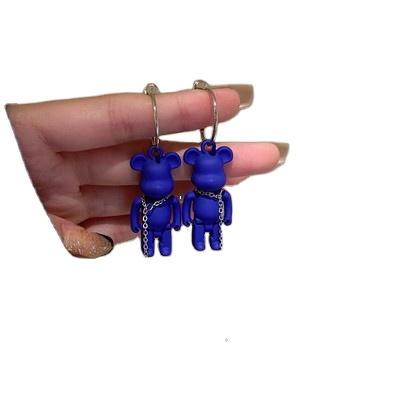 China New Design Spring Trendy Korean Fashion Jewelry Enamel Acrylic Resin Geometric Drop Earrings For Women for sale