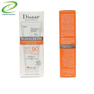 China Organic Sunscreen Disaar Beauty Skin Care SPF 90 Sunscreen Lotion Facial Body Skin Whiten Waterproof Sunblock Sun Protection Cream for sale