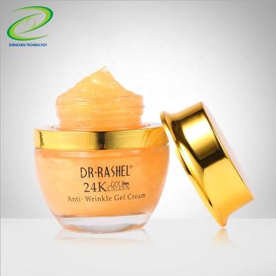 China Face Anti Aging Beauty Wrinkle Gel Cream Skin Anti Shine Anti Aging Cream With 24K Gold And Collagen for sale