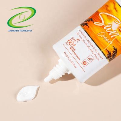 China Best Nature Daily Sunscreen Use Nature SPF 60 Repair Sunscreen Moisture Waterproof Whitening Cream for sale