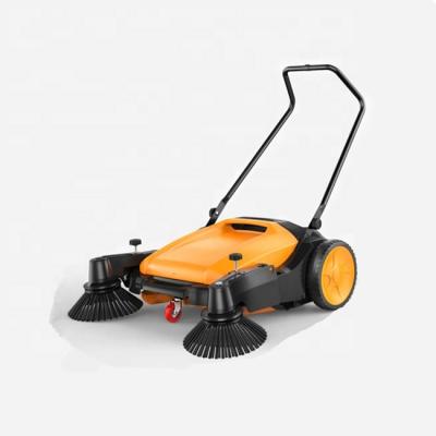 China 1Pc Hotels Retail Price 920mm Industrial Hand Push Floor Street Vacuum Manual Road Sweeper for sale