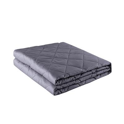 China Wholesale Therapy Diamond Quilting Weighted Blanket With Cotton Or Polyester Fabric for sale