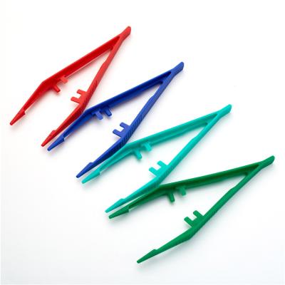 China Easy Operation Anti-static Plastic Tweezers Handmade Plastic Tweezers For Kids for sale