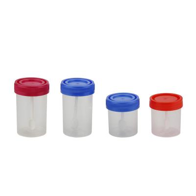 China Disposable Medical Disposable Stool Sample Container With Spoon for sale