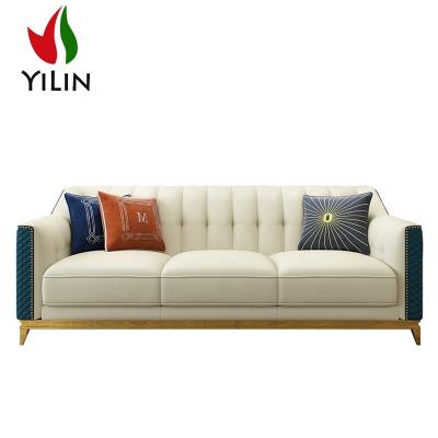 China Factory sale luxurious size furniture sofa nicoletti italian leather Guangdong sofa for sale