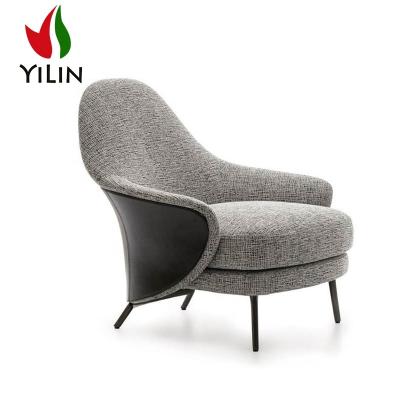 China Comfortable Comfortable Furniture R1001 Leather Lounge Chairs Leisure Armchair Home Cerva Chair for sale