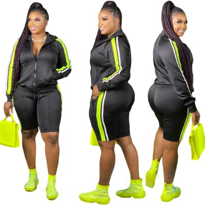 China 2020 Custom Made CIA Anti-pilling Sportswear Hood Jogger Tracksuit Fat Big Girl New Design Women's Tracksuit For Women for sale