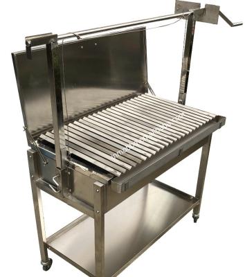 China Height Adjustable Stainless Steel Argentinian Style Barbecue Grill With Adjustable Heights for sale