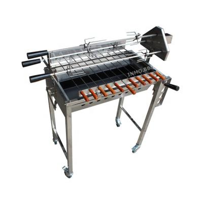 China Height Adjustable Upgraded Cyprus Grill NEW With Height Adjustment Stainless Steel BBQ Spit Rotisserie for sale