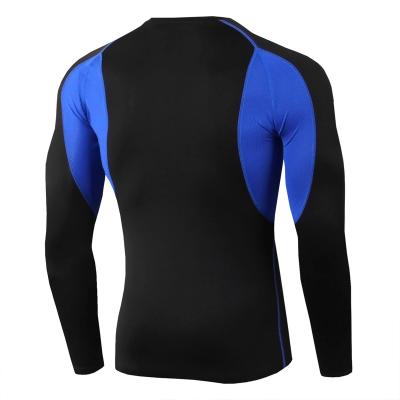 China Wholesale Anti-wrinkle European American Men's Fitness Running Sweatshirt Long Sleeve Sports T-shirt for sale