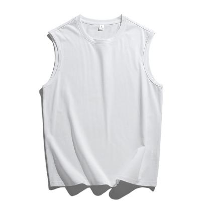 China High Quality Men's Casual Organic Gym Fitness Workout Summer QUICK DRY Hot Selling Men's Streetwear Sleeveless Cotton Shirts for sale