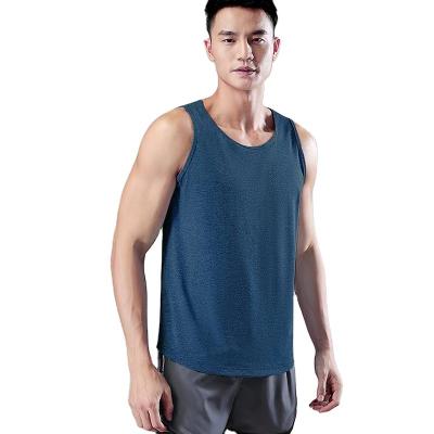 China QUICK DRY High Quality Mens Vest Polyester Street Wear Casual Hip Hop Sweat Plus Size Mens Gym Clothing Fitness Workout Tank Tops for sale