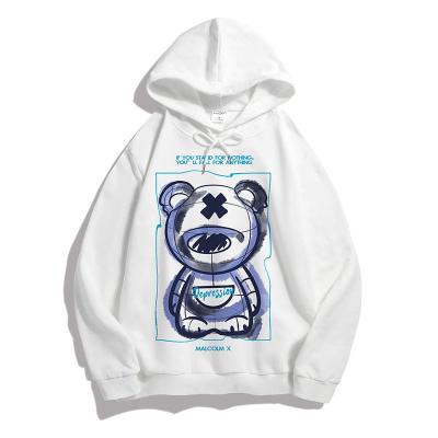 China Anti-wrinkle factory fashion trend 2022 wholesale new relaxed leisure soft boy cartoon hoodies men's plain plus size hoodies for sale