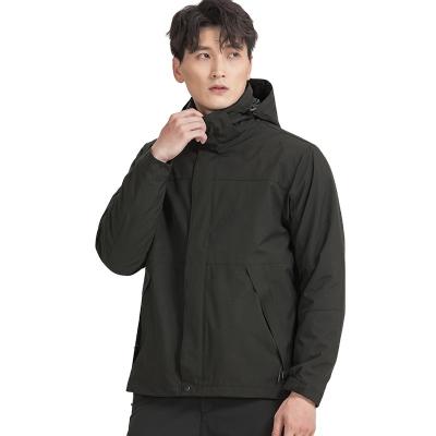 China New Men's Leisure Windproof Jacket Outdoor Filling QUICK DRY Clothing Trend Patchwork Safety Windproof Warm Travel Jacket For Men for sale