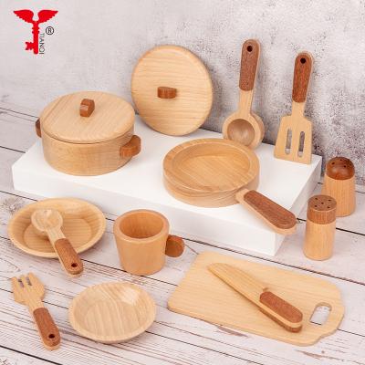 China Preschool Kids Play Set Pretend To Play Food Wooden Toys For Children Special New Arrival To Pretend Play Wooden Slicing Toy For Children for sale